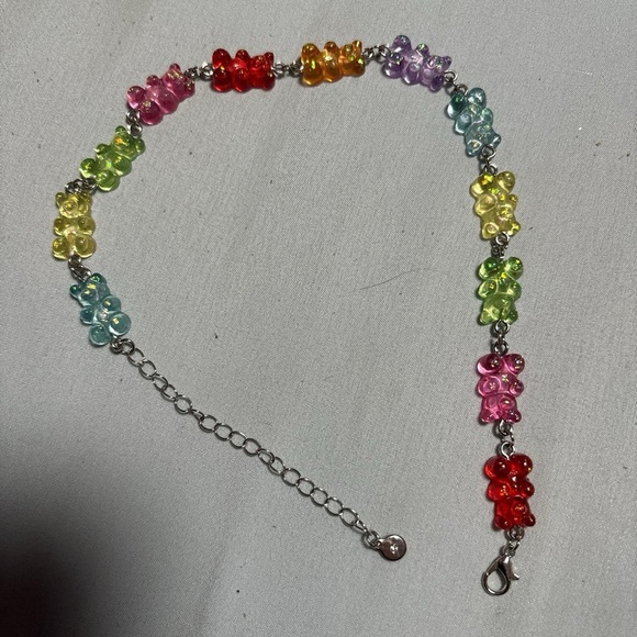 3 piece rainbow star/gummy bear chokers - Picture 4 of 5